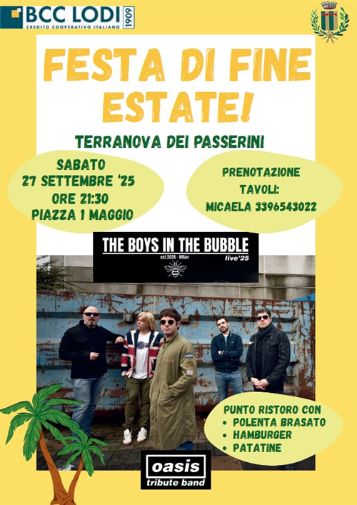 Festa di fine estate 2025